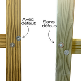 Holz-Dachleiter 4 m – Herstellungsfehler