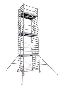 Echafaudage roulant aluminium / DOCKER modèle grande largeur 1,50 m / Longueur 2,05 m / Version garde-corps EXMDS - Ami-hauteur.com