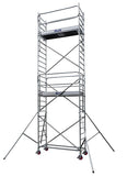 Echafaudage roulant aluminium / Lg 2,05m-Ht travail 6,90m / DOCKER larg 0,85m - Ami-hauteur.com