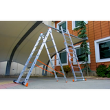 3-in-1-Leitergerüst – Arbeitshöhe 4,90 m