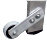 Trittleiter 4 Stufen ohne Handlauf Breite 80 cm