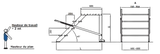 Trittleiter 5 Stufen ohne Handlauf Breite 80 cm