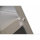 Aluminium-Stehleiter eloxiert 8 Stufen - PT08