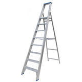 Aluminium-Stehleiter eloxiert 8 Stufen - PT08