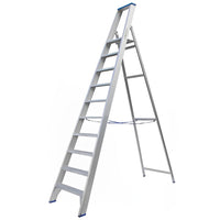 Eloxierte Aluminium-Stehleiter PT10 10 Stufen