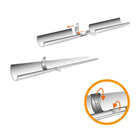 Dachrinnenverbinder aus Zink – Entwicklung 25