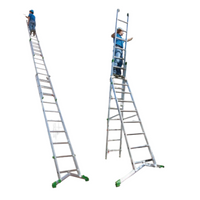 Mehrzweckleiter 3-teilig 5+6+6 Sprossen – 4,20 m