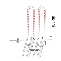 Profi-Regalleiter mit Haken S15
