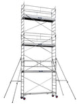 Echafaudage roulant acier / ROLLSTAR 295 version roues tige à trous / Longueur 2,95 m - Ami-hauteur.com