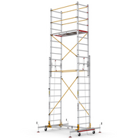 Aluminium-Teleskopgerüst 6,40 m – 8 Stufen 006XL
